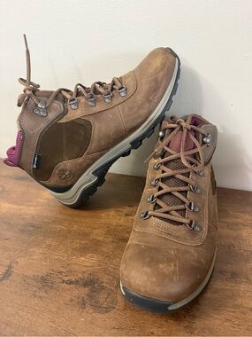 Timberland Mt Maddsen Mid Women's Brown Leather Hiking Boots